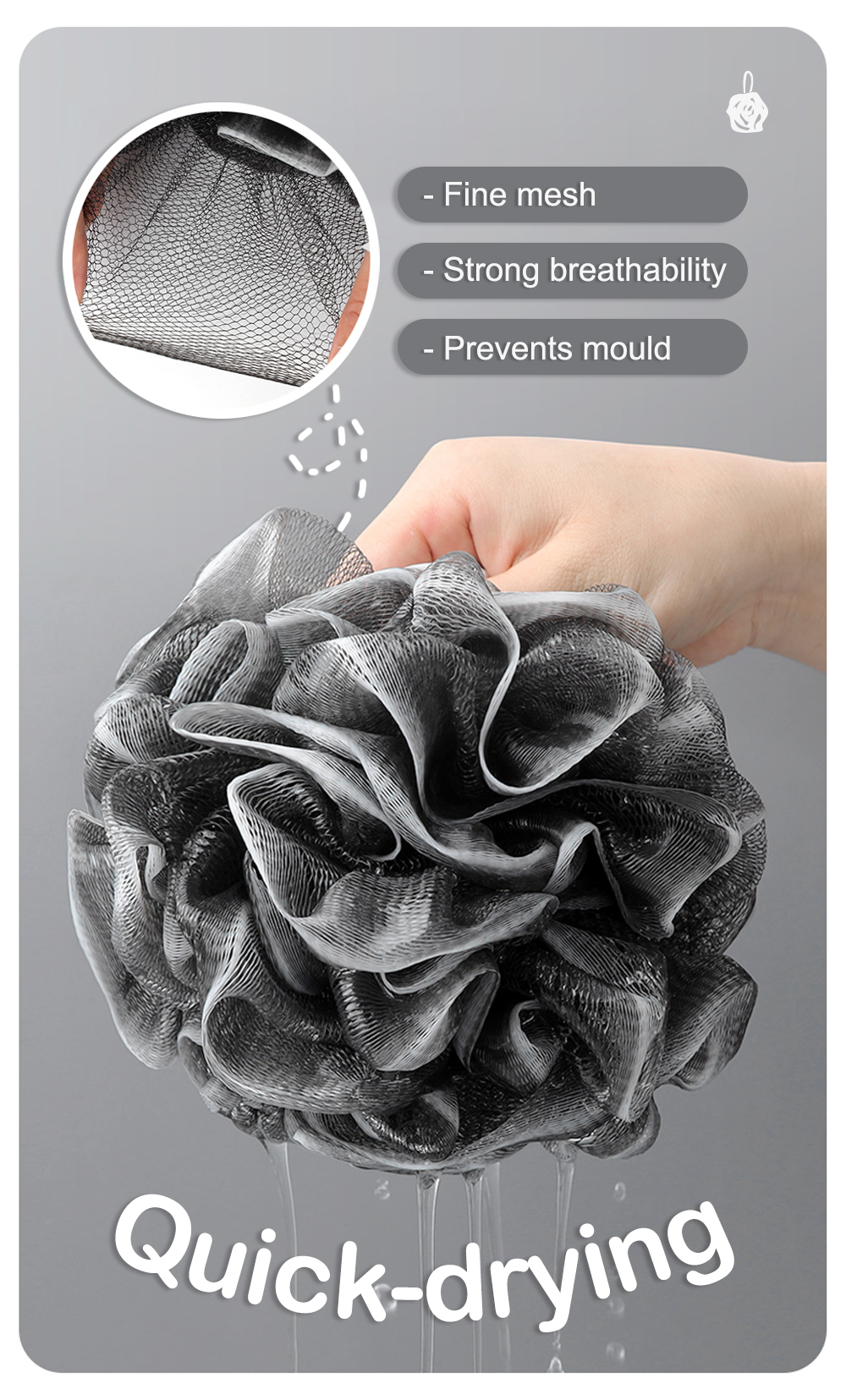 Enlarged and Thickened Bath Ball-5-1
